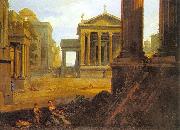 Lemaire, Jean Square in an Ancient City oil on canvas